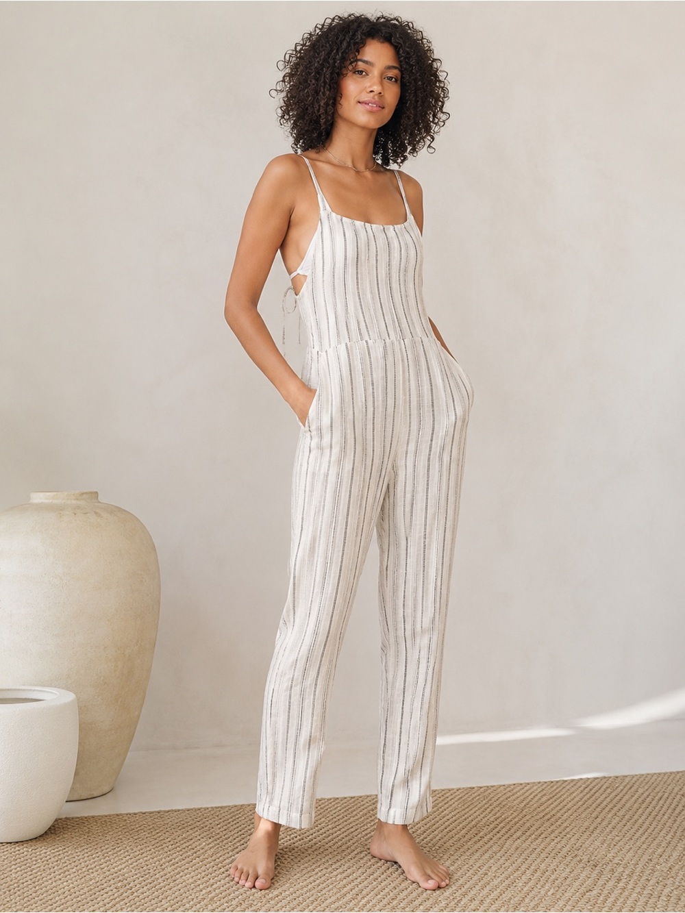 L*Space Sadie Jumper Striped Low Back Size Small
